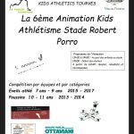 6ème animation Kids Athlétisme Stade Robert Porro